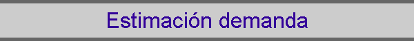 Estimacin demanda