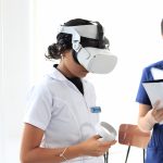 Estudiantes de Enfermería participaron en una simulación de atención a pacientes en módulo de Realidad Virtual