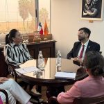 Diputado Luis Malla entrega saludo protocolar a rectora de la UTA y compromete apoyo al desarrollo de la institución Diputado Luis Malla entrega saludo protocolar a rectora de la UTA y compromete apoyo al desarrollo de la institución